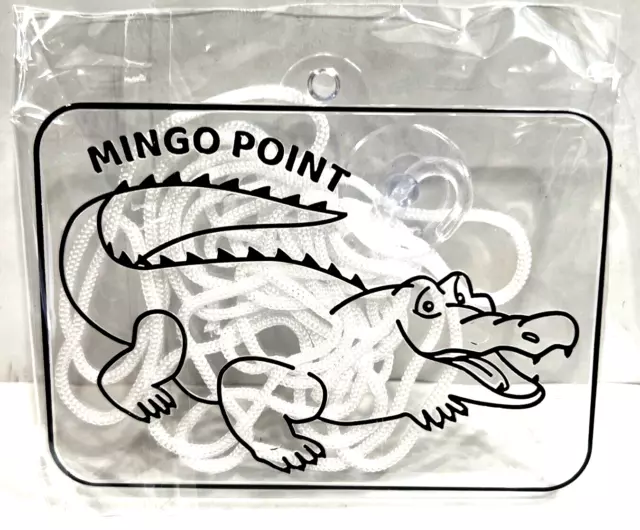 Mingo Point Alligator Acrylic With String (Case of 50)