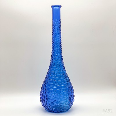 Bleu Design Vase en Verre Vintage Um 1970-26,5 CM UM Kiurfb 