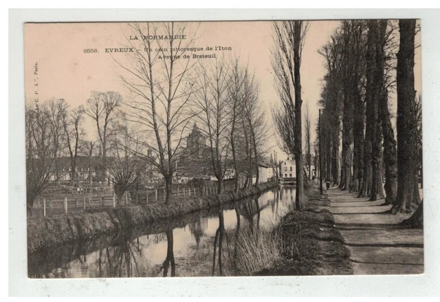 27 Evreux Un Coin Pittoresque De L Iton Avenue De Breteuil Nâ° 6558