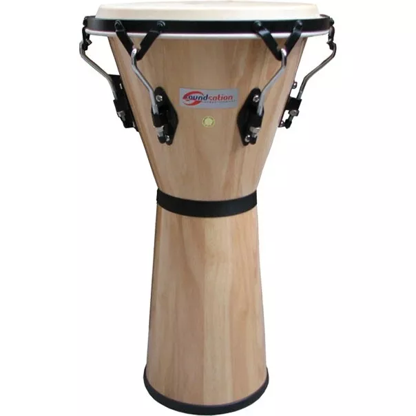 Djembe Soundsation Sdj01-Nt 12" 1/2" Naturale Hw-Bk