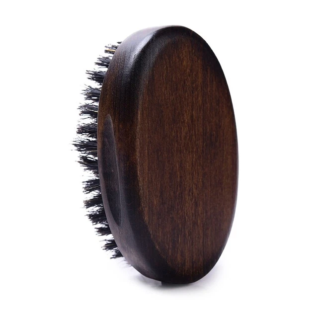 Natural Boar Bristle Beard Brush Mustache Shaving Brush Beard Comb Grooming Tool