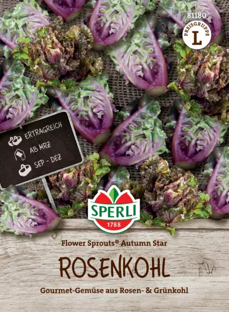 Rosenkohl 'Flower Sprouts® Autumn Star' - Brassica oleracea, Samen, 81180