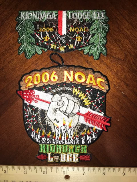 OA Lodge 422 Kiondaga NOAC 2006 Patch Set WWW BSA Boy Scout