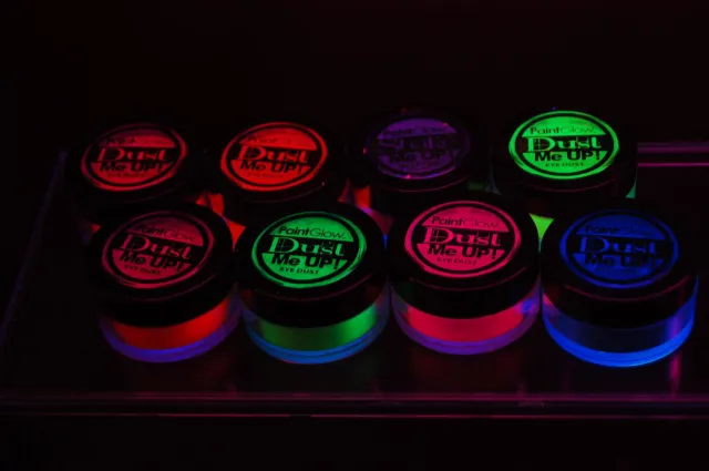 PaintGlow UV Blacklight Reactive Eye Dust - FAST USA Shipping