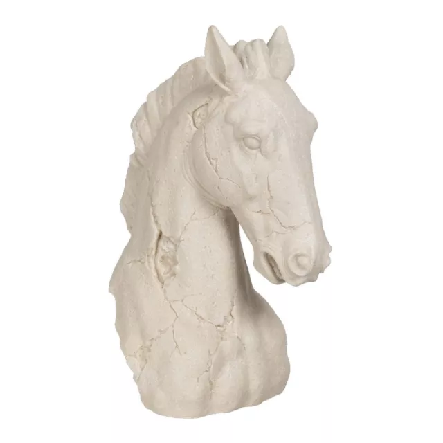 Deko-Figur Creme Pferd 27 x 17,5 x 39,5 cm