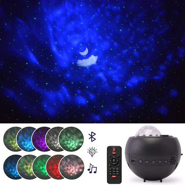 LED GALAXY PROJECTOR Light Starry Sky Star Bluetooth Music Night Light