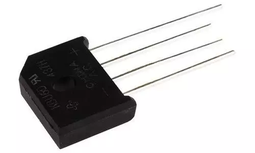 1 x Vishay KBU6D-E4, Bridge Rectifier, 6A 200V, 4-Pin KBU