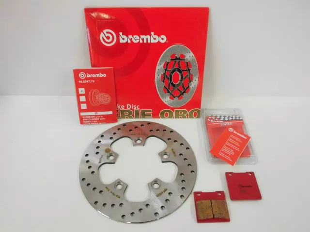 Brembo Bremsscheibe Bremse hinten + Bremsbeläge Suzuki GSXR 600 750 1100 GSX-R