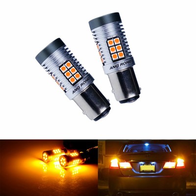 ANG RONG 2X Orange AMPOULE LAMPE 12V BAY15D P21/5W  15 LED FEUX ARRIERES TUNING 