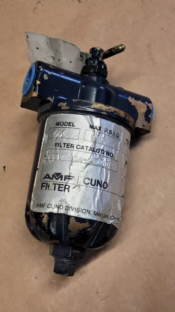NOS AMF Cuno Filter Model DDS Cat. 13136-01-20-0035 3/8" NPT D6-RW