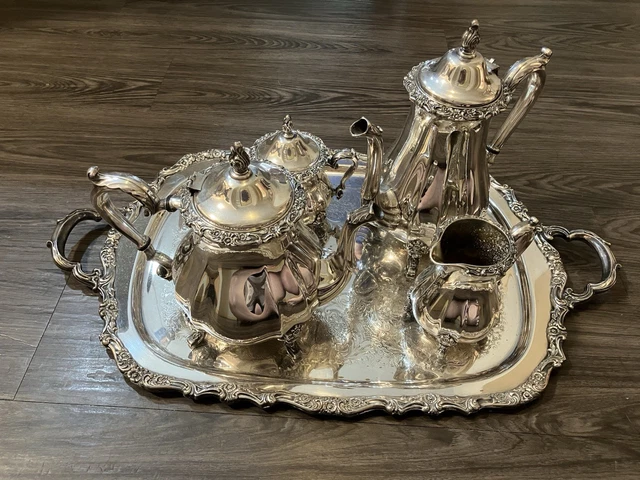 ONEIDA SILVER-PLATED TEA Set - 6 Pieces $68.73 - PicClick CA