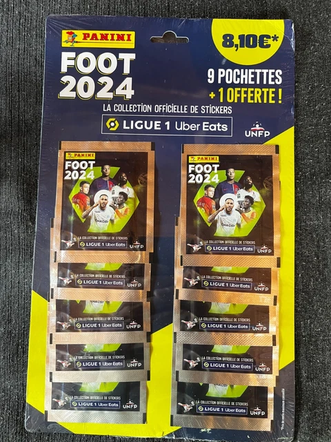 Panini Foot 2024 Ligue 1 Stickers - Starter Pack + 1 Boîte (=50 pochettes