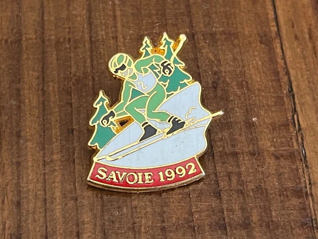 Pin's Olympique JO Albertville 1992 Savoie - Arthus Bertrand Doré - Collection