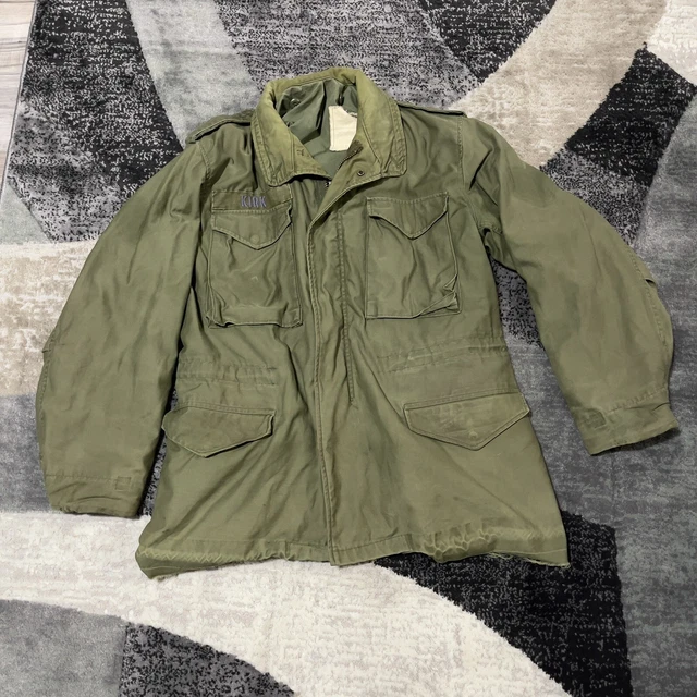 US ARMY VIETNAM Era M65 Field Jacket Men M Regular Green Cold Weather