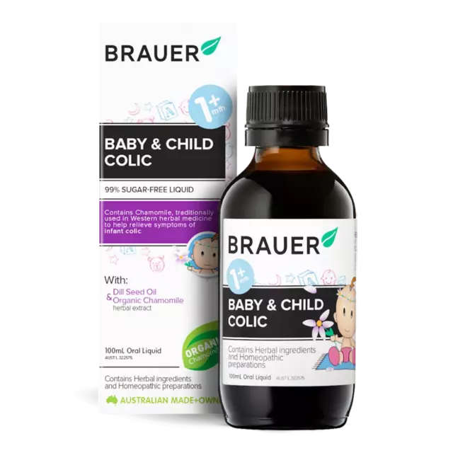 Brauer Baby & Child Colic 100mL Oral Liquid 1 Month+ Infant Colic Relief