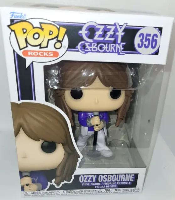 Funko Pop! Rocks: Ozzy Osbourne Glitter Vinyl Figure #356 NEW