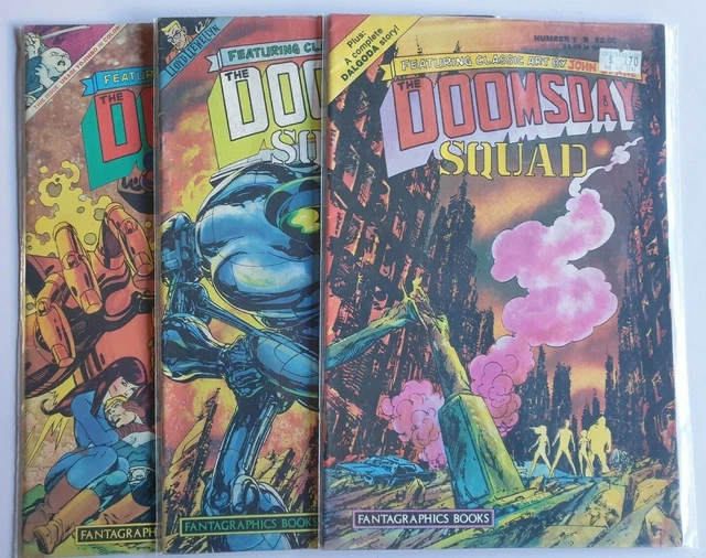 Doomsday Squad #1 to #3 (Fantagraphics 1986) #3 1st App Usagi Yojimbo in Colour