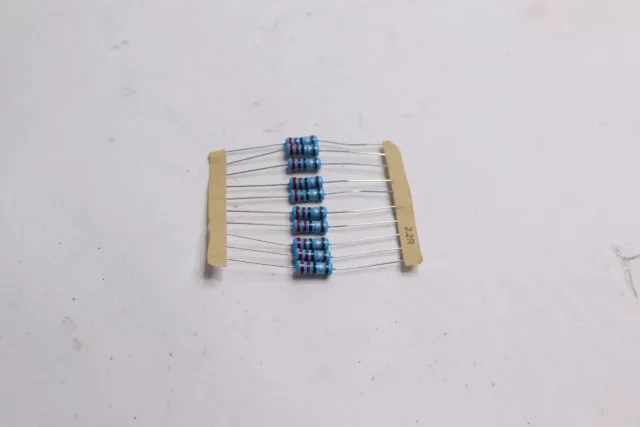 (10-Pk) Metal Film Resistor 1 W 1% 2.2 Ohm