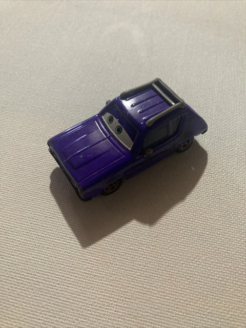 Disney Pixar Cars 2 DON CRUMLIN Loose Lemons AMC Purple Gremlin by Mattel HTF