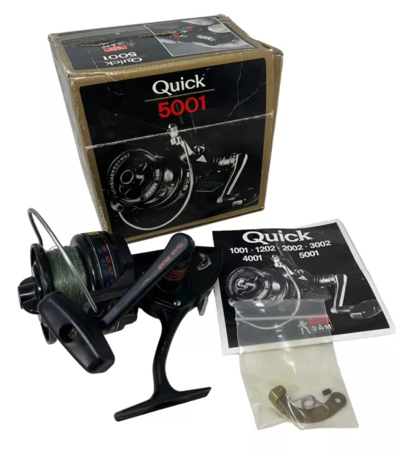 Vintage…Dam Quick 5001 High Speed Spinning Reel W.germany Vintage…Dam Quick 5001 High Speed Spinning Reel W.germany