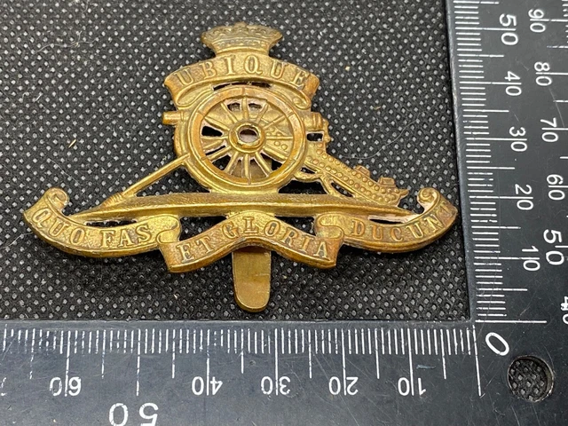ORIGINAL BRITISH ARMY WW1 / WW2 Royal Artillery Cap Badge £10.00 ...