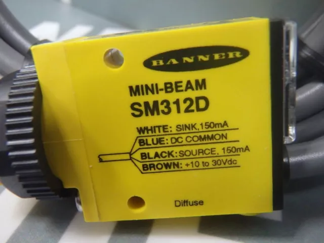 SM312D             - BANNER -             SM312D  /     Photoelectric sensor NEW 2