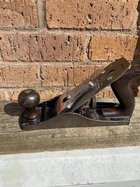 Vintage Stanley Bailey No4 Woodworking Plane Made In England