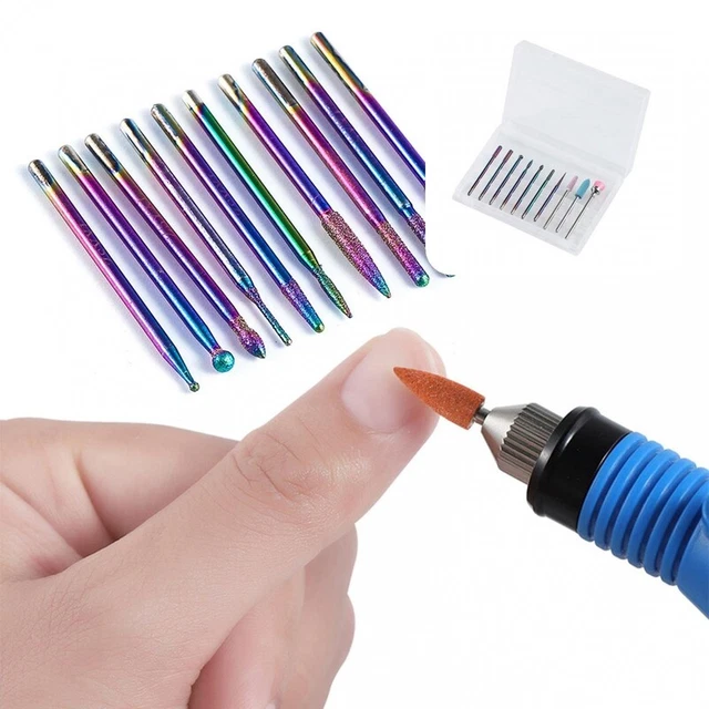 1 juego de brocas de máquina rectificadora alta durabilidad instalación simple taladro estilo mezcla