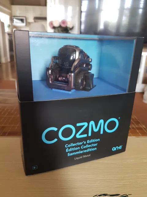 Anki Cozmo Interactive Robot Liquid Metal Collector's Edition Bundle With Box