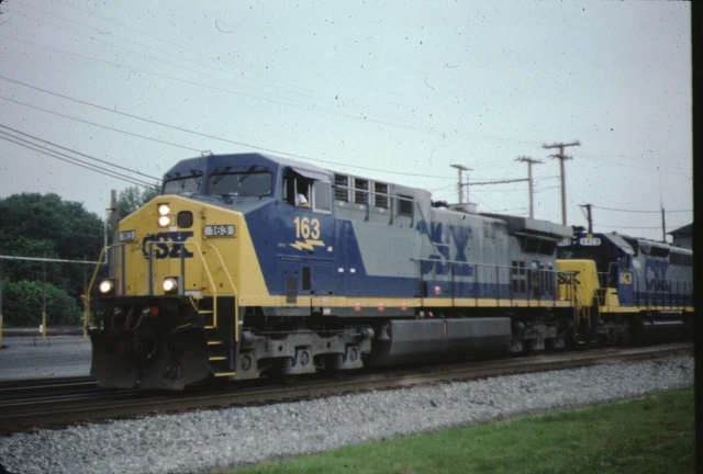 CSX GE AC44CW Kodachrome original Kodak Slide
