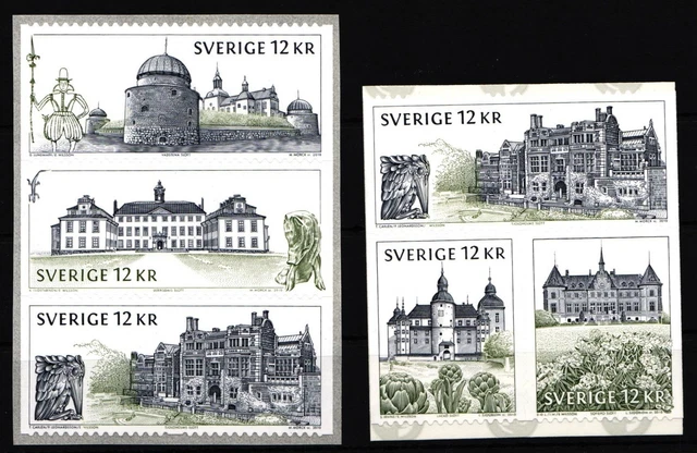 Schweden 2739-2743 postfrisch Schlösser #IK557