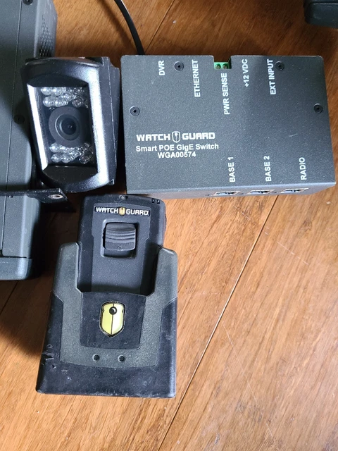 WatchGuard WGA00480-101 4RE Video Management DVR with Hard Drive, Key . Wiped.
