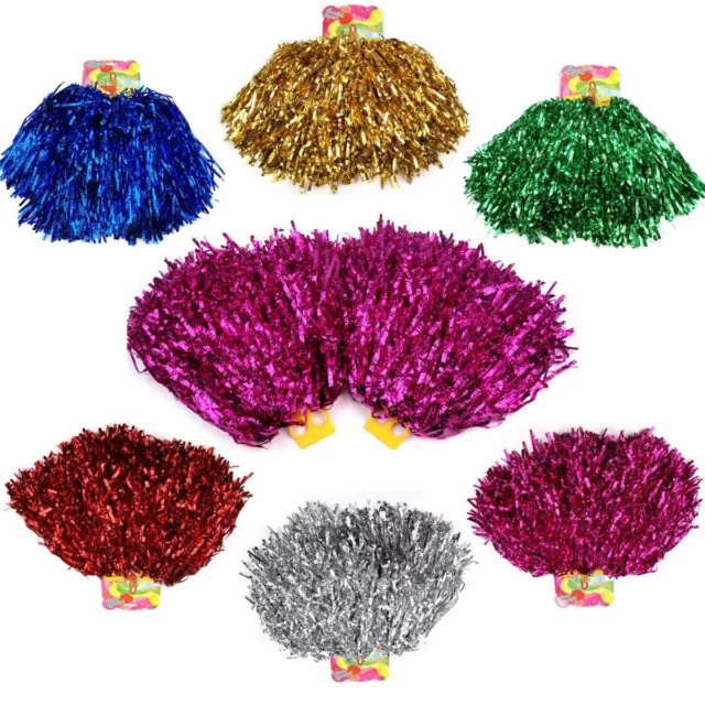 2 Stück Pompons Cheerleading Cheerleader Tanzwedel Puschel 1 Paar Pompon Pom Pon