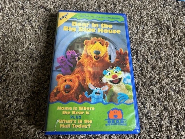 BEAR IN THE Big Blue House Vol. 1 VHS Tape Clamshell! Good! Educational ...