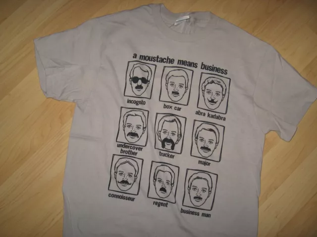 Tee moustache moustache - cheveux du visage lèvre supérieure signifie t-shirt d'affaires moyen