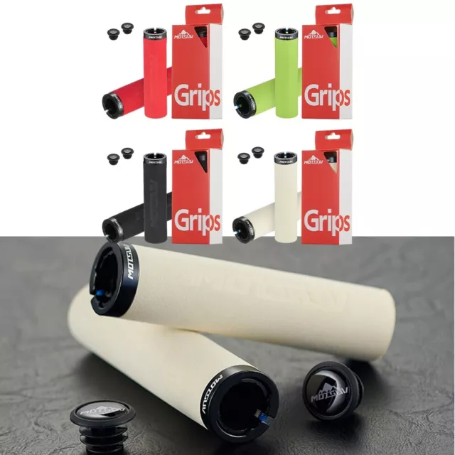 Cushioned Foam Bicycle Grips for Improved Comfort and Shock Absorption