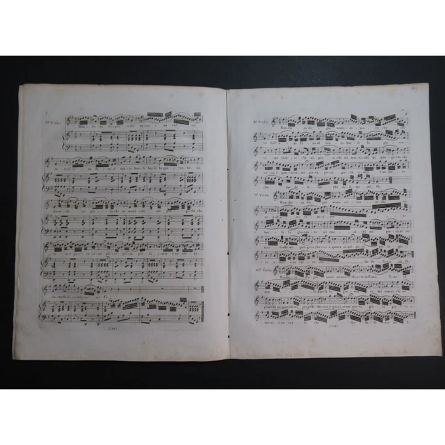 PACINI Giovanni Nel Cor Piu Non Mi Sento Chant Piano ou Harpe ca1810 4