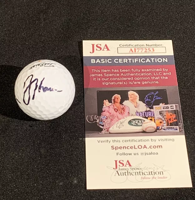 Justin Thomas Signed Titleist Masters Golf Ball - JSA #AI77253