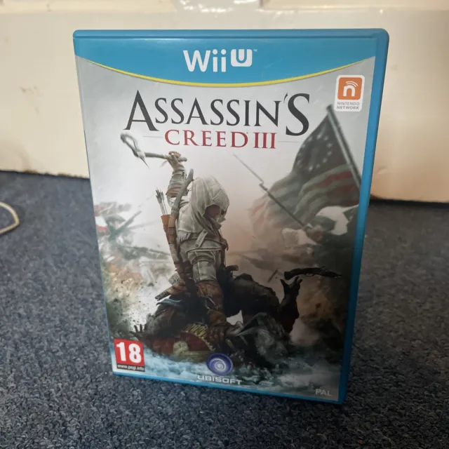 Assassin's Creed III 3 - (Nintendo Wii U, 2012) PAL