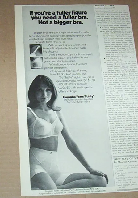 1968 Exquisite Form Magic Lady Undies Lingerie Shapewear Vintage Print Ad 