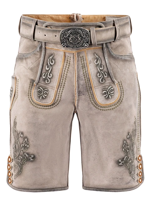 Trachtenlederhose kurz Norbert schnee