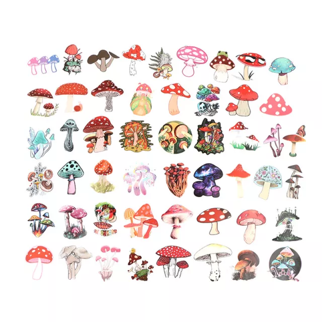 50PCS Skateboard Stickers bomb Vinyl Laptop Luggage Mushroom Sticker Lot SEJO