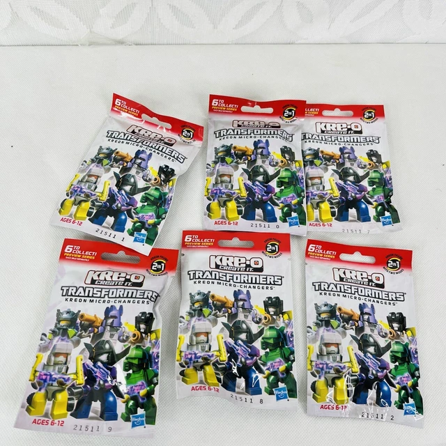 6 Kre-O Transformers Kreon Micro Changers Preview Series Blindbags