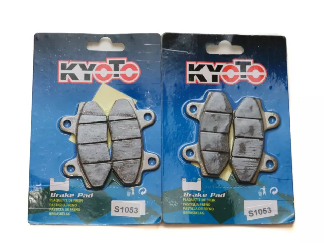 Kyoto Brake Pads Front & Rear For Hyosung GT 125 Naked 2003-2006