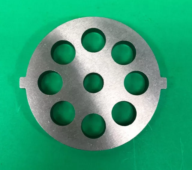 #12 x 1/2" holes Meat Grinder disc plate With 2 Tabs for STX Turboforce 3000