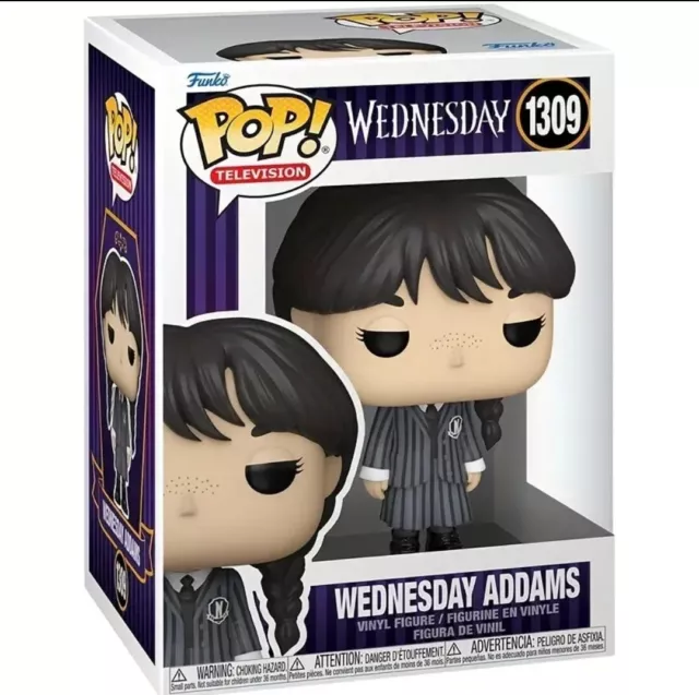☆☆ In Stock☆☆   Funko Pop! Wednesday Addams #1309 Jenna Ortega ☆ TV SERIES ☆ 2