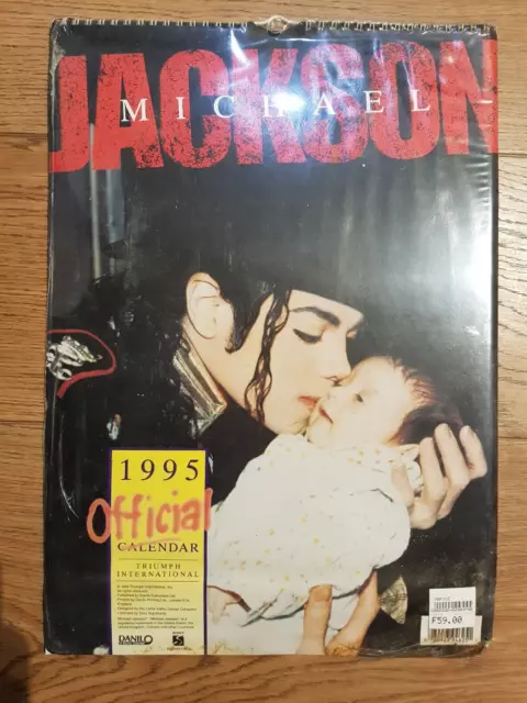 Official Calendrier 1995 MICHAEL JACKSON Triumph international (sous Blister)