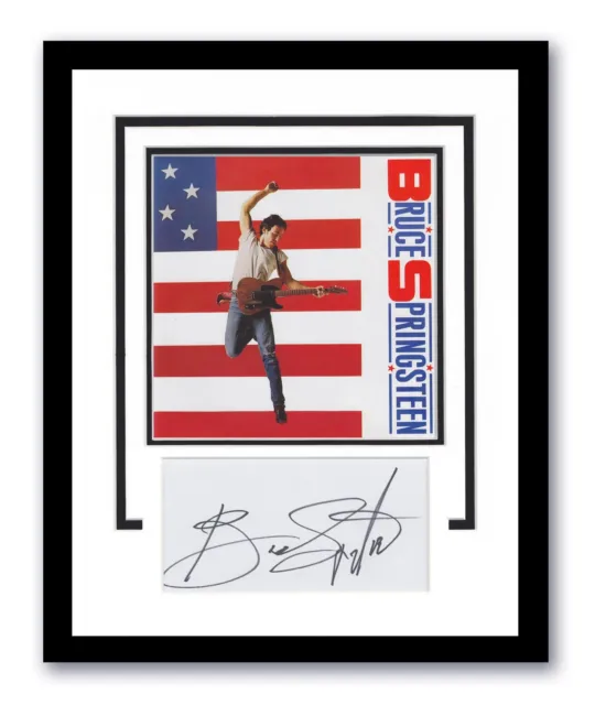 Bruce Springsteen Autographed Signed 11x14 Framed Photo Born In The USA ACOA