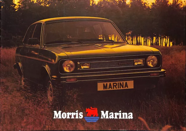Morris Marina 3 Car Sales Brochure 3327 1978