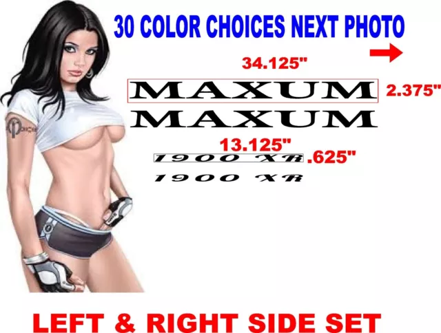 Maxum 1900 Xr Boat Decals Decal Boats 30 Color Choices